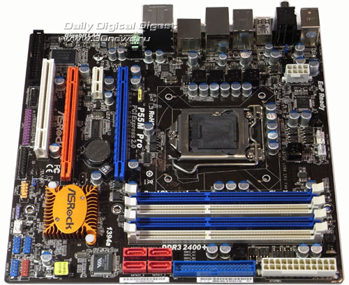 ASRock P55M Pro плата